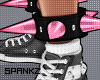 !!S Ankle Spike Pink LT