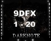 Dark eff 9DFX 1 - 20 DJ