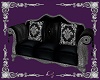 Black nd Silver Sofa