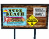 Nude Beach Sign