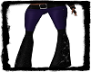F! RL Black Violet Pants