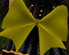 yellow velvet butt bow