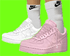 1s WHITE X PINK F