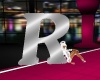 Silver Letter R