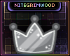 Dark Gray Crown (SMALL)