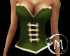 (M)Corset - Green/Cream