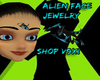 Alien face jewelry
