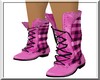 Pink boots