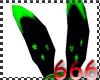 (666) toxic bunny ears