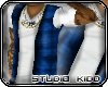 S|Ki™ vPlaid Shirt - Blu