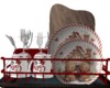 Gingerbread dish drainer
