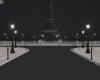 Paris Apartment Night
