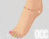 Occ. rainbow pedi :P