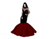 Vampire fishtail gown