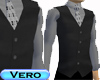 ~Vero~Shirt/Vest BlkGray