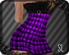 !SL l Purple Plaid Dress
