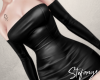 S.  Luxury Dress Black