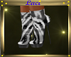 ~L~Zebra Short Boots