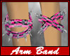Pink Punk Armband L