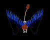 Blue Tri-Color Wings
