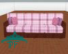 Pink Plaid Couch