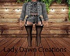 Black Sequin Denim Fit