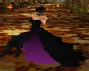 *S* Purple N Black Gown