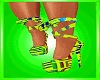 Neon Fendi Heels