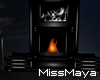 [M] Noir Fireplace