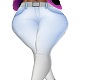 Pam Blue & Grey Jeans