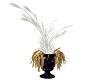 gold n brown vase