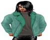 MENS GREEN SUEDE JACKET