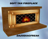 Soft Tan Fireplace