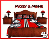 mickey & minnie bed