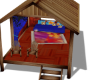 A lovely red hut (addon)