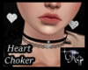 K- Glittr Heart Choker