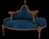 Ancient Round Sofa Blue