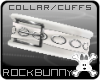 [rb] Collar Cuffs Wht M