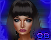 black fringe long Hair