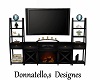 home TV w Fire place