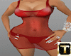 MrsJ Red Sheer Dress