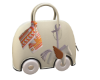 Wheels Scarf Bag White