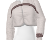 winter pink cropped coat