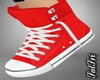 Red/White High Tops