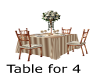 Animated Table for 4