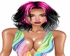 Black/Pink Hair