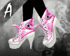 Pink Converse w.Heels