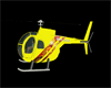 Yellow Anim Helicopter