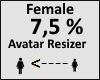 Avatar scaler 7,5% Femal