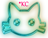 *KC Neon Cat Face